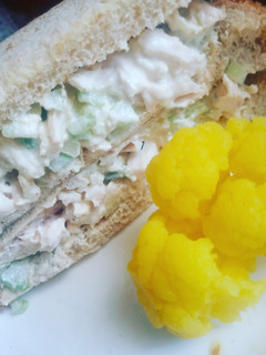 A picture of The BESt Chicken Salad Sandwich.