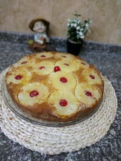 صورة لوصفة كعكة الاناناس