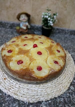 صورة لوصفة كعكة الاناناس
