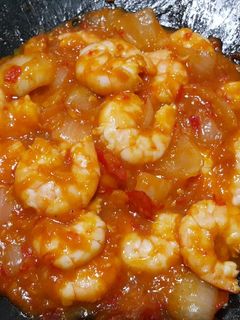 Foto resep Udang saus padang
