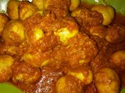 Gambar telur puyuh bumbu bali