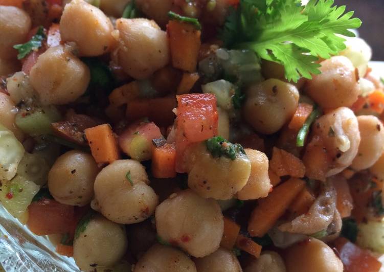 Recipe of Perfect CHICKPEA (white chana) SALAD