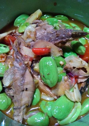Foto resep Tumis tongkol pedas mandi pete