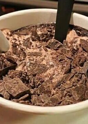A picture of Chocolate milkshake.