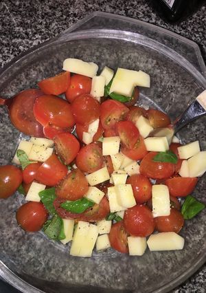 Una foto de Ensalada caprese