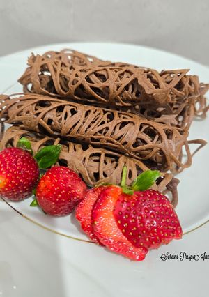 Foto resep Kue Sarang Laba Laba Coklat