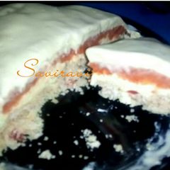 A picture of Bread Halwa Cream sandwich.