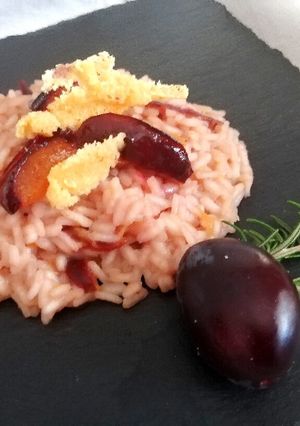 Foto di Risotto alle prugne e rosmarino