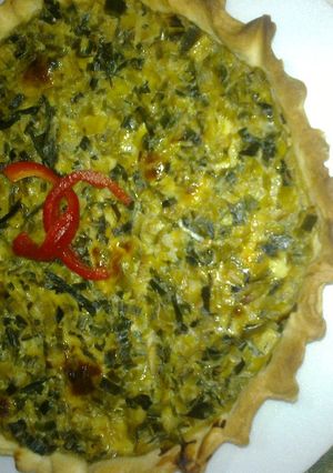 Una foto de Tarta de puerro
