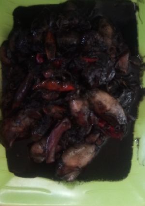 Foto resep Cumi tinta hitam saus tiram