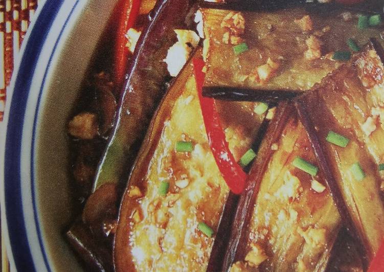 Recipe of Favorite Eggplant and chicken Braised