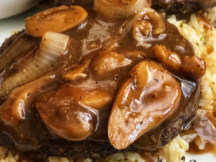 Easy Steps to Make Air Fryer Salisbury Steak with Mushroom and Onion Gravy the Can Spoil the Tongue You can take Joss in your mouth