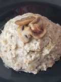 Falso Risotto de mote con champiñones