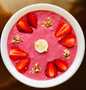 Recipe Strawberry banana beet oatmeal smoothie bowl the Delicious Perfect