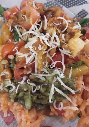 Una foto de Arroz con verdura