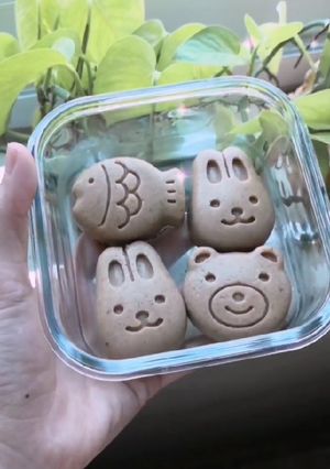 Hình của món Bánh chuối yến mạch cho bé.