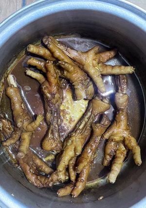عکسی از دستور پای مرغ به روش کره ای