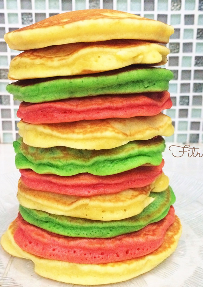 Foto resep Pancake Tiga Rasa