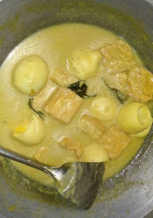 Foto resep Opor Telur dan Tahu