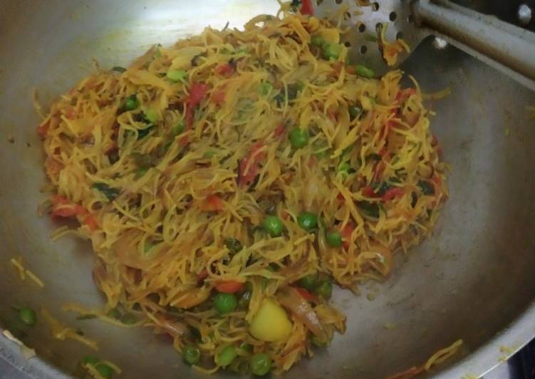 Recipe of Delicious Bambino vermicelli vegetable Pulao