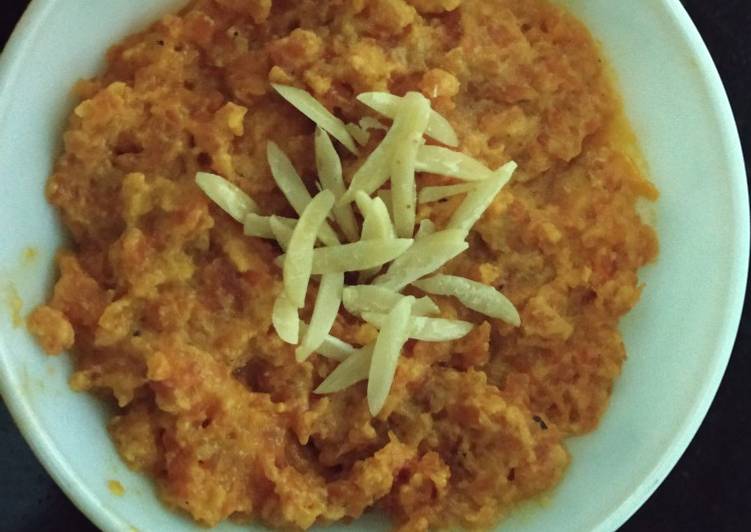 Recipe of Homemade Carrot halwa special in winter