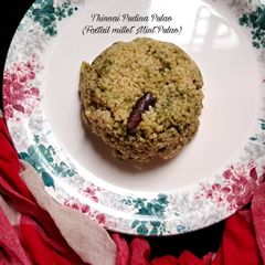 Foxtail millet mint Pulao A picture of Foxtail millet mint Pulao.