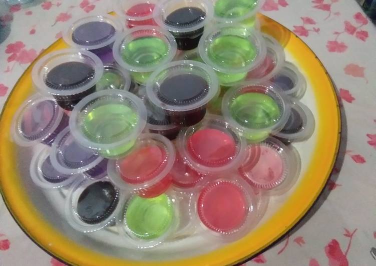 Bumbu Jelly pelangi | Resep Membuat Jelly pelangi Yang Enak Banget