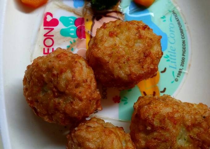 Langkah Mudah untuk Menyiapkan Rice bowl cheese yapung#mpasi lenart 12m, Enak Banget