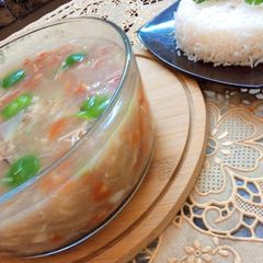 A picture of Vegetables Chicken Chili with out oil.