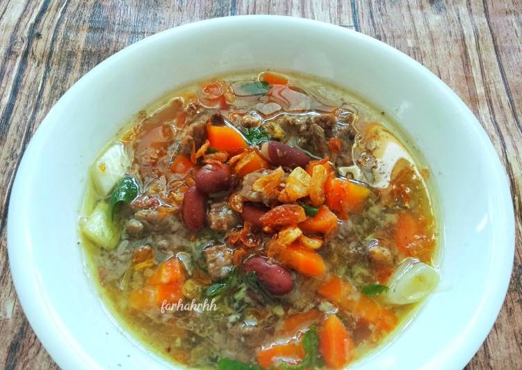 Cara Gampang Menyiapkan Sup Brenebon Khas Manado (Bruine Bonen Soep), Bisa Manjain Lidah