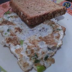 A picture of Brown Bread & Omelette.