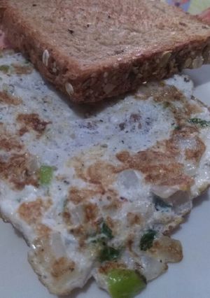 A picture of Brown Bread & Omelette.