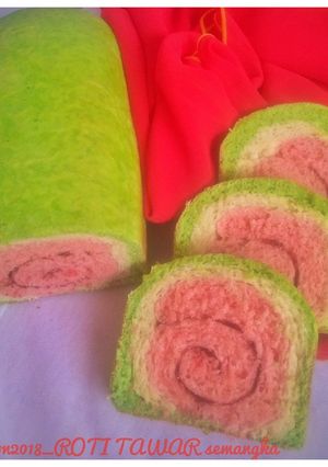 Foto resep ROTI TAWAR semangka
