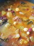 Potaje de berza gitana con su 'pringá' 💃🏼🍲