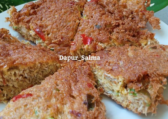 Cara Gampang Membuat Telur Dadar Padang (Ampas Kelapa) Anti Gagal