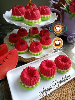 Gambar Apam Tembikai 🍉