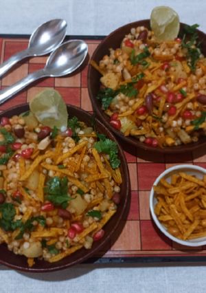 A picture of Sabudana khichdi (street style).