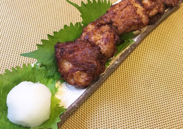 Recipe of Favorite ”Shoyu Karaage ” the Japanese Fried Chicken Soysauce flavor