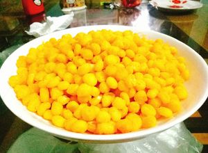 Hình của món Ngô chiên bơ.