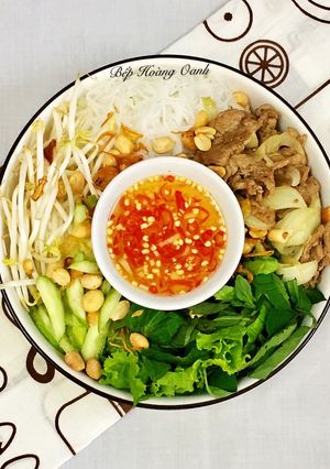 Hình của món Bún Thịt Bò Xào.