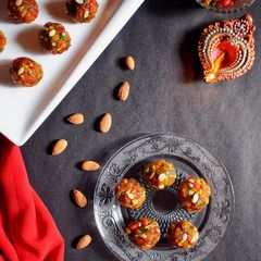 A picture of Boondi laddu.
