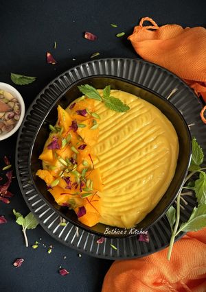 A picture of Mango Shrikhand.