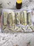 Chicken samosas n rolls