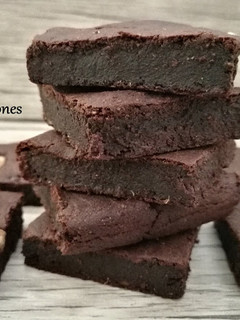 Una foto de Brownie de boniato
