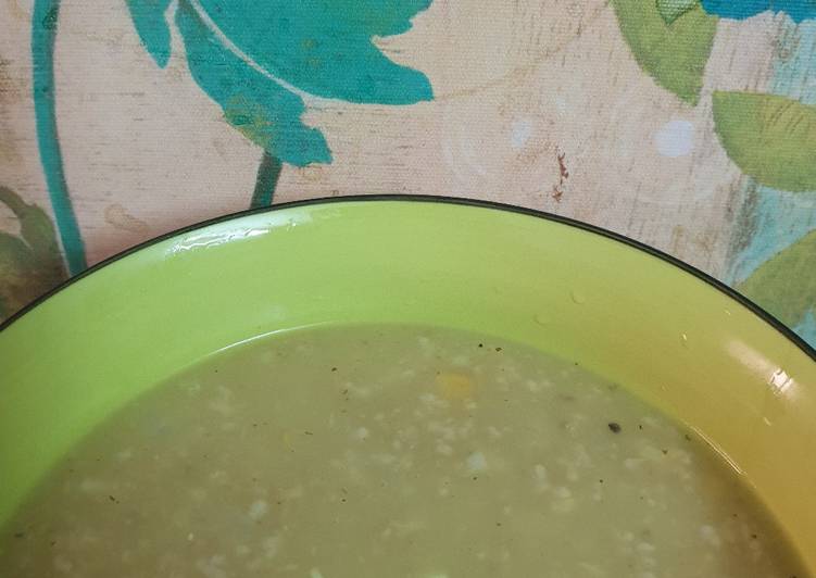شوربة الذرة والشوفان