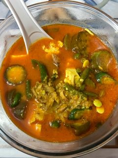 Foto resep Lodeh terong ikan klotok