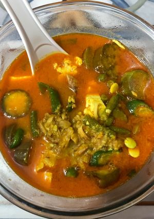 Foto resep Lodeh terong ikan klotok