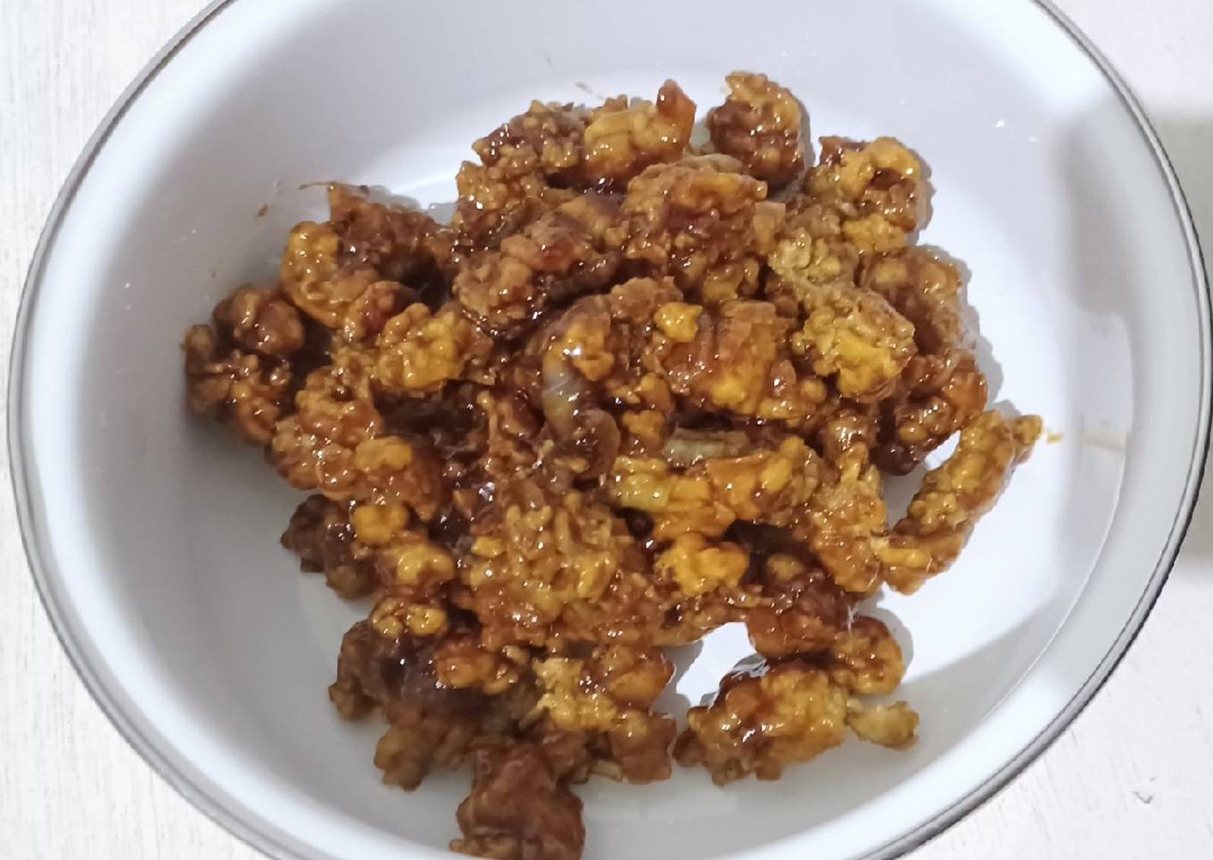 Ayam karage saus mentega