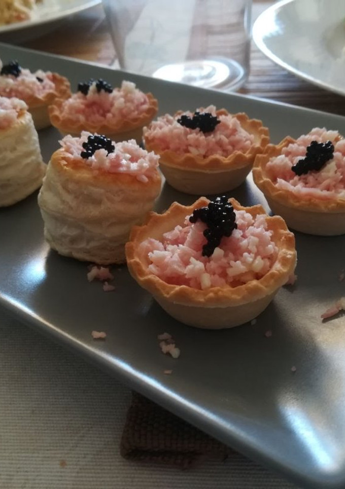 Una foto de Tartaletas con jamón de york
