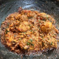A picture of Rajasthani Red Chicken.
